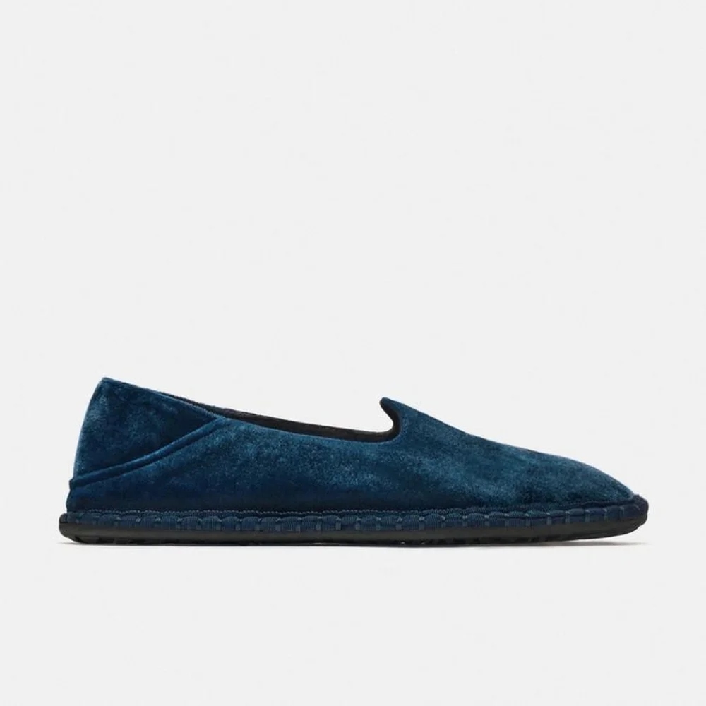Zara Flay Velvet Shoes